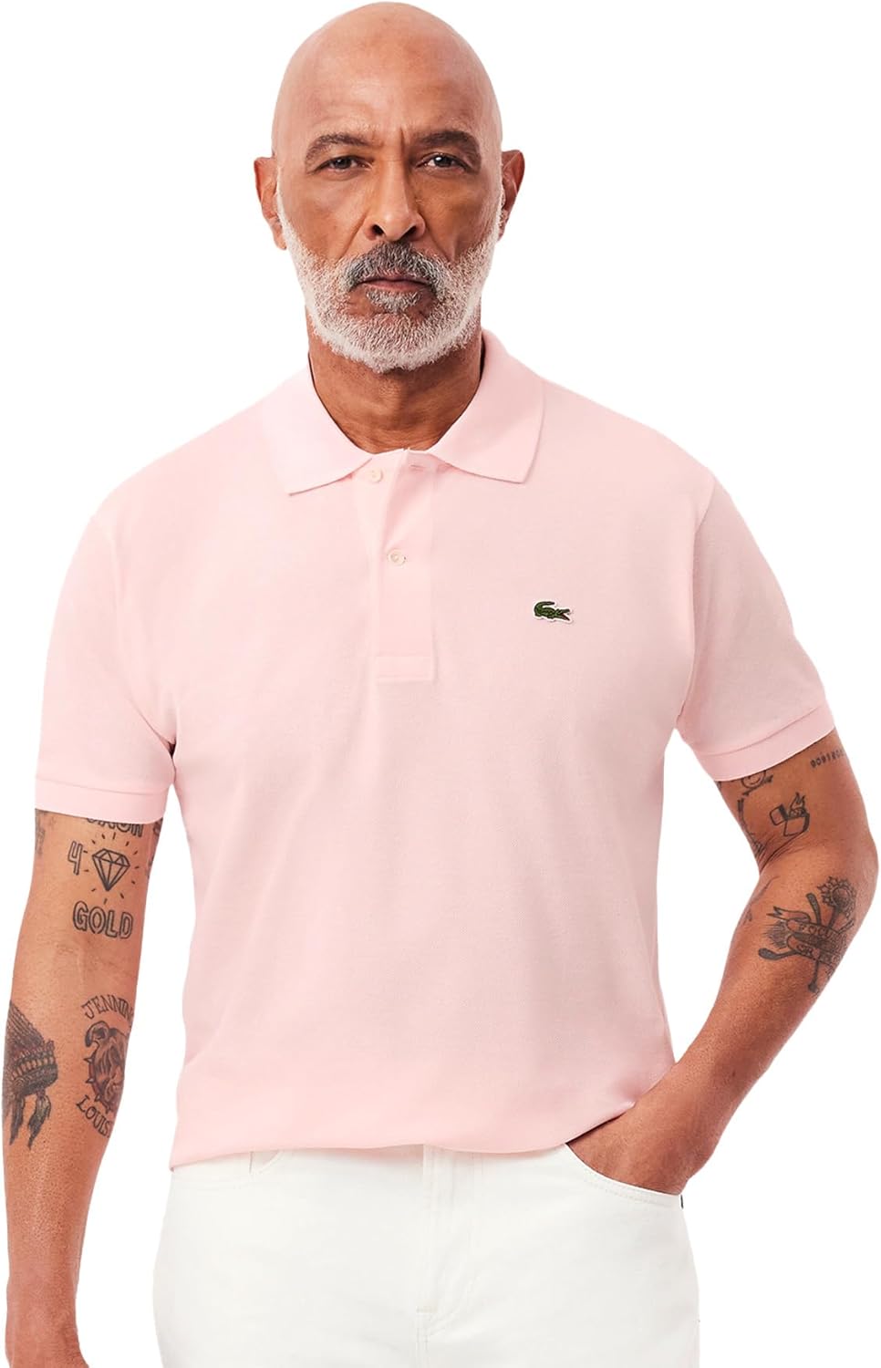 

Поло LACOSTE Классическое поло с коротким рукавом L.12.12 для мужчин L1212LJ-99, светло-розовый
