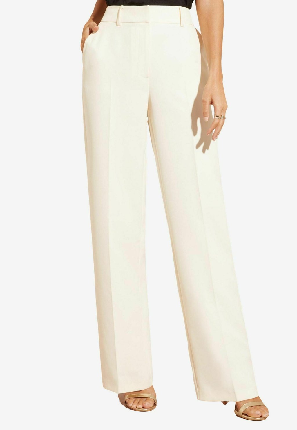 

Брюки PETITE FIT HIGH WAIST WIDE LEG TAILORED Love & Roses, белый