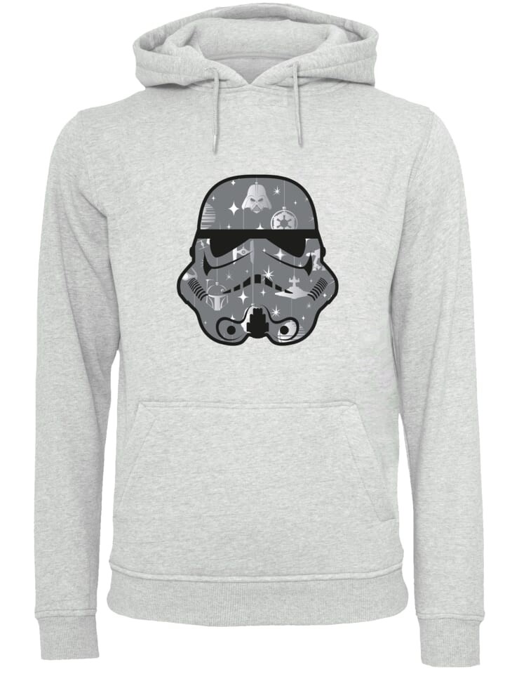 

Пуловер F4NT4STIC Hoodie Star Wars Trooper XMAS, пятнистый серый