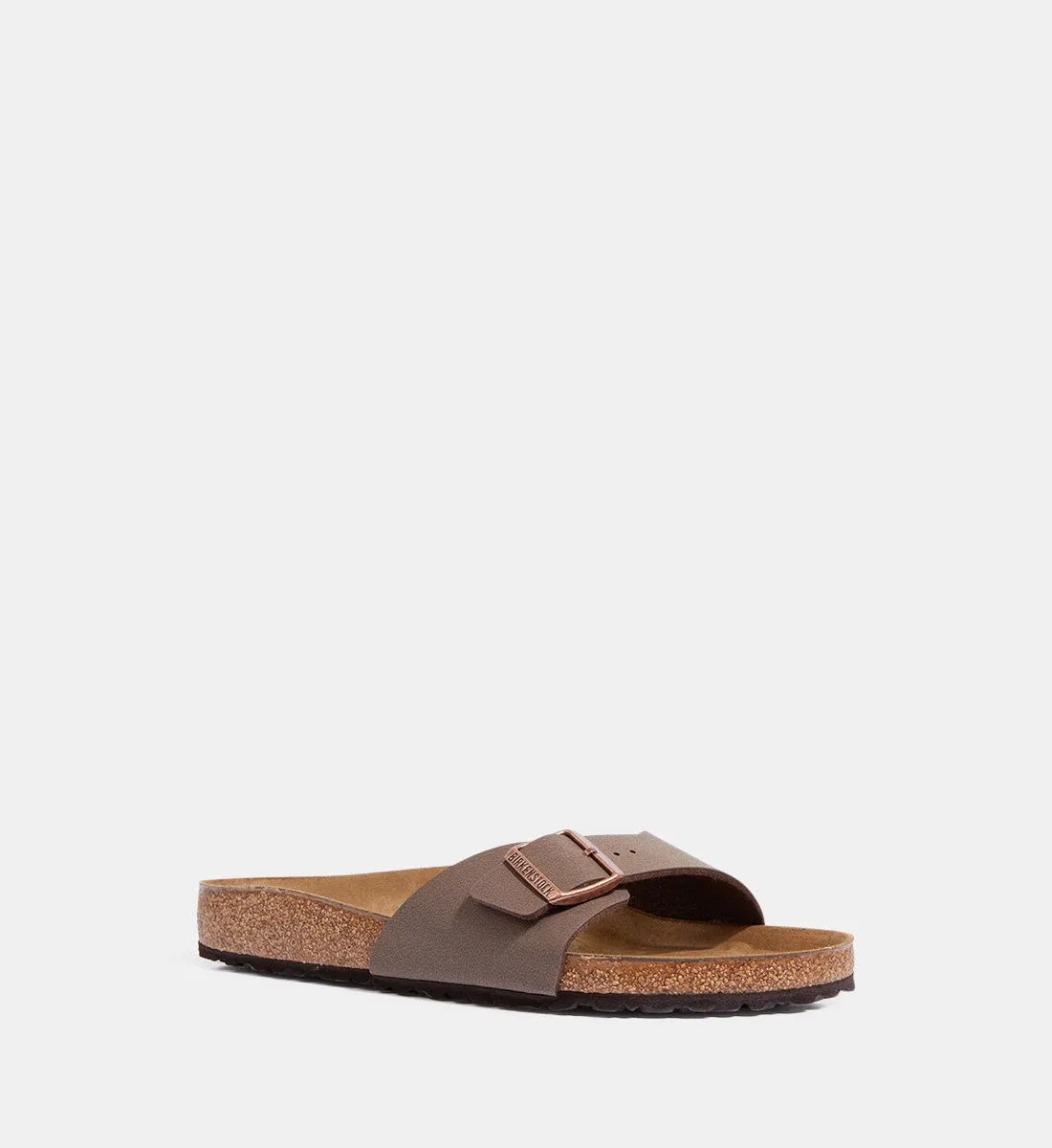 Сандалии плоскостопие Madrid 1 кожа BIRKENSTOCK, коричневый — фото 2