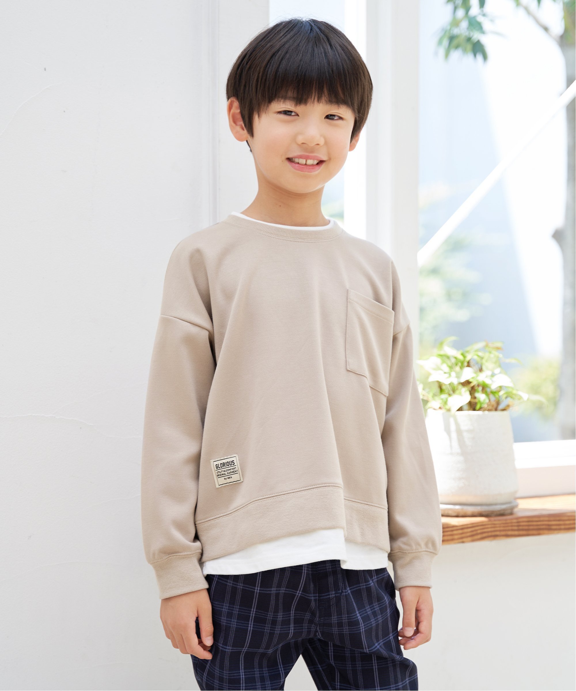 Пуловер GOKU Easy Pique из картона (120-160 см) Ikka, Navy blue — фото 3