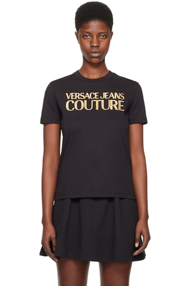 

Черная футболка Bonded Versace Jeans Couture