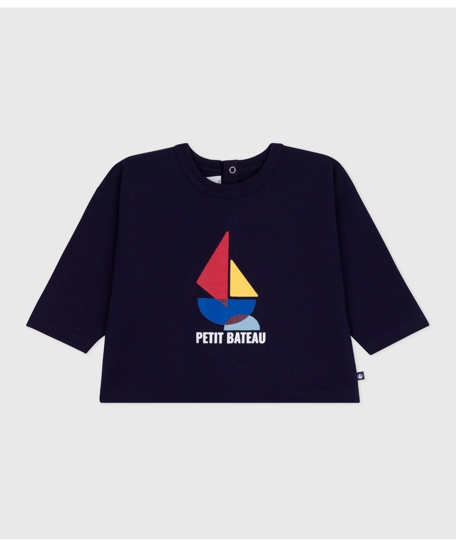 Футболка с длинными рукавами PETIT BATEAU, Blue