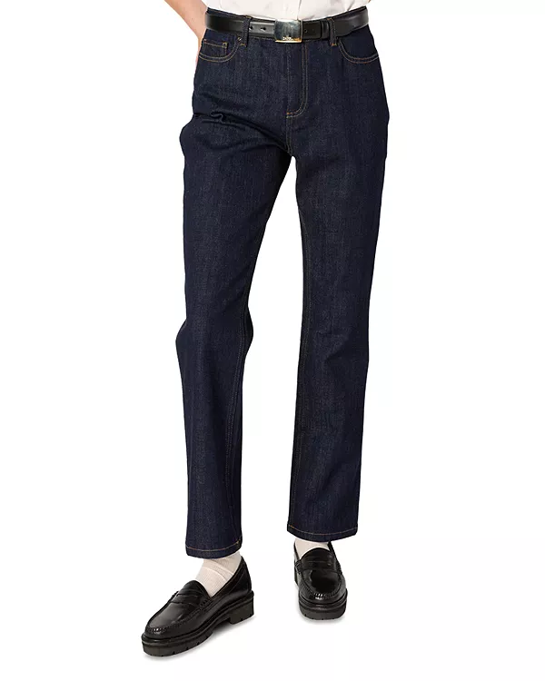 

Джинсы с высокой посадкой Cecilia синего цвета Gerard Darel, синий