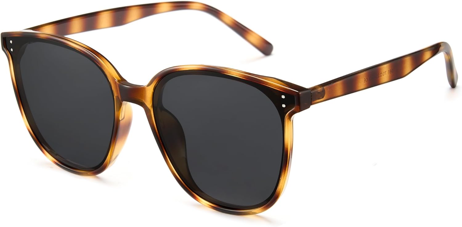 

Солнцезащитные очки Cyxus Oversized Cat Eye для женщин, поляризованные линзы, защита от УФ-излучения, для пляжа, музыкальных фестивалей, шопинга, 1902, 05-oversized Cat Eye Sunglasses-black Lens Champagne Frame