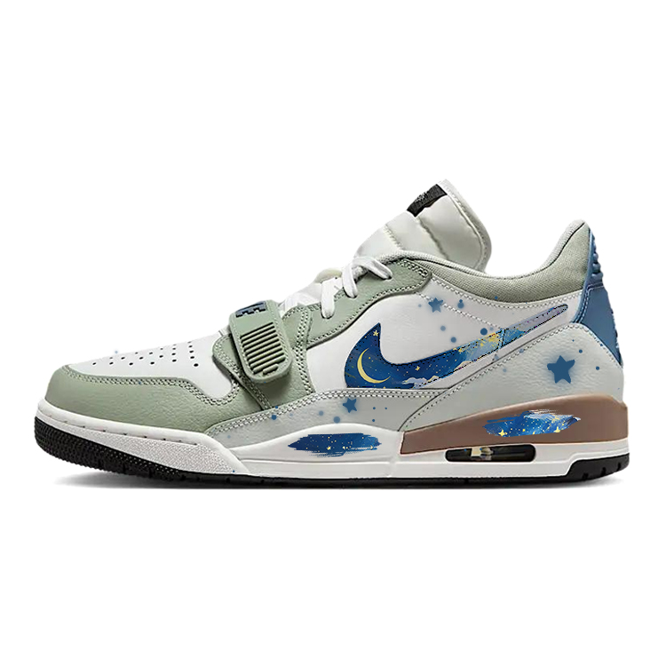

Jordan Баскетбольные кроссовки Legacy 312 Vintage, низкие, мужские, зеленые/белые