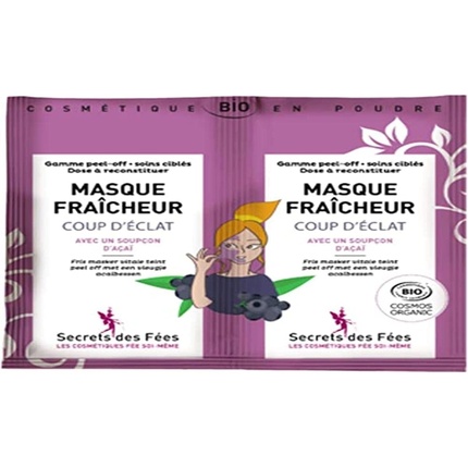 

Маска для лица Secrets Des Fees Freshness Mask Radiance Boost 8 г - упаковка из 2 шт. Eco-Conseils