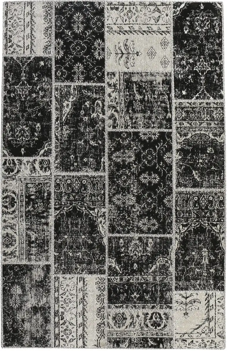 

Ковер Gutmann Factory "Puffy 63698", прямоугольный, винтажный дизайн 170х240 см, черный