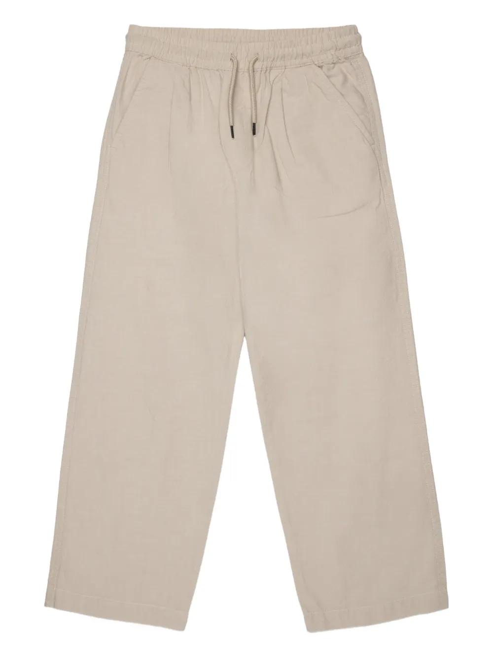 

Брюки с кулиской и вышивкой Diesel Kids, бежевый