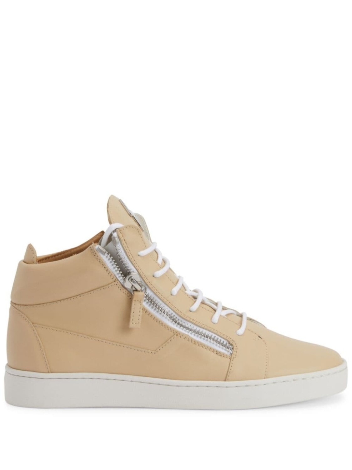 

Кроссовки Giuseppe Zanotti Frankie Logo-plaque, бежевый