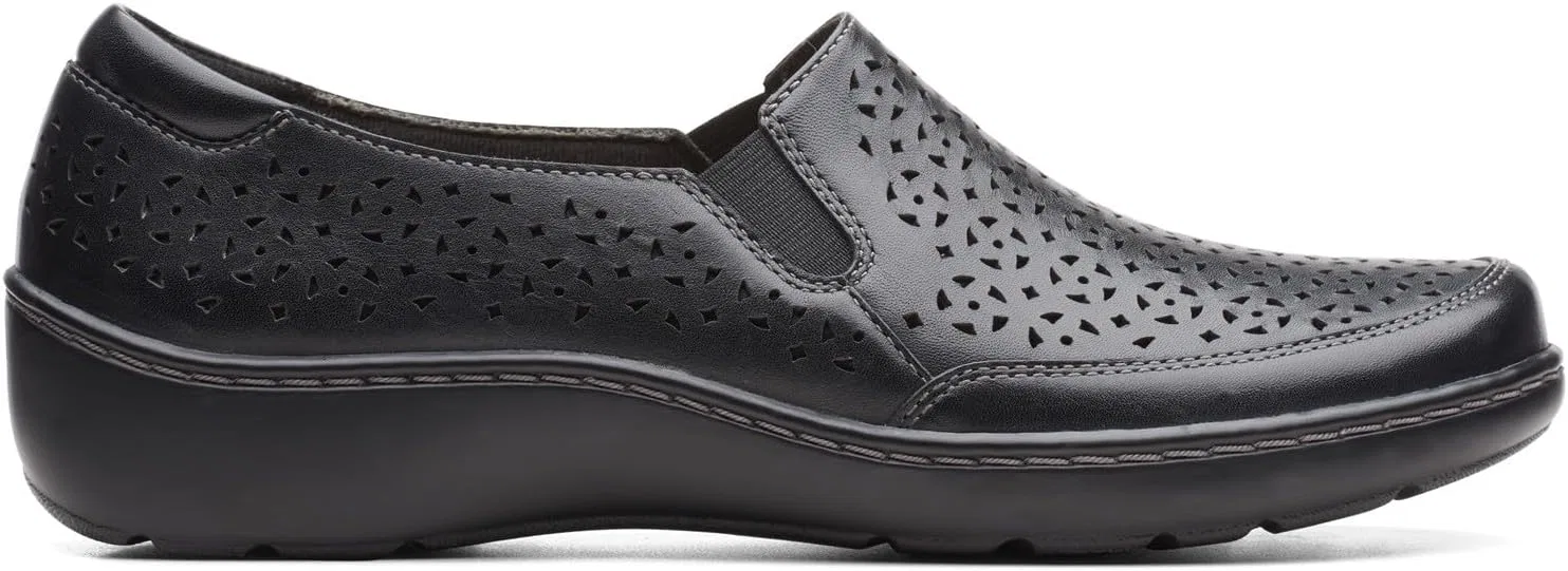 Женские туфли Clarks Cora Sky, Black Leather — фото 2