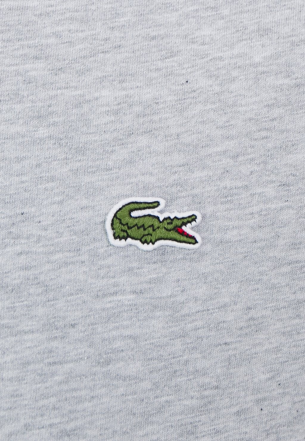 Футболка Lacoste V-образный вырез, светло-серый — фото 3