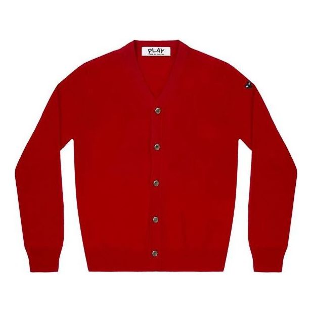 

Кардиган COMME des GARCONS PLAY Cardigan Black Sleeve Emblem 'Red' AZ-N046-051-4, красный