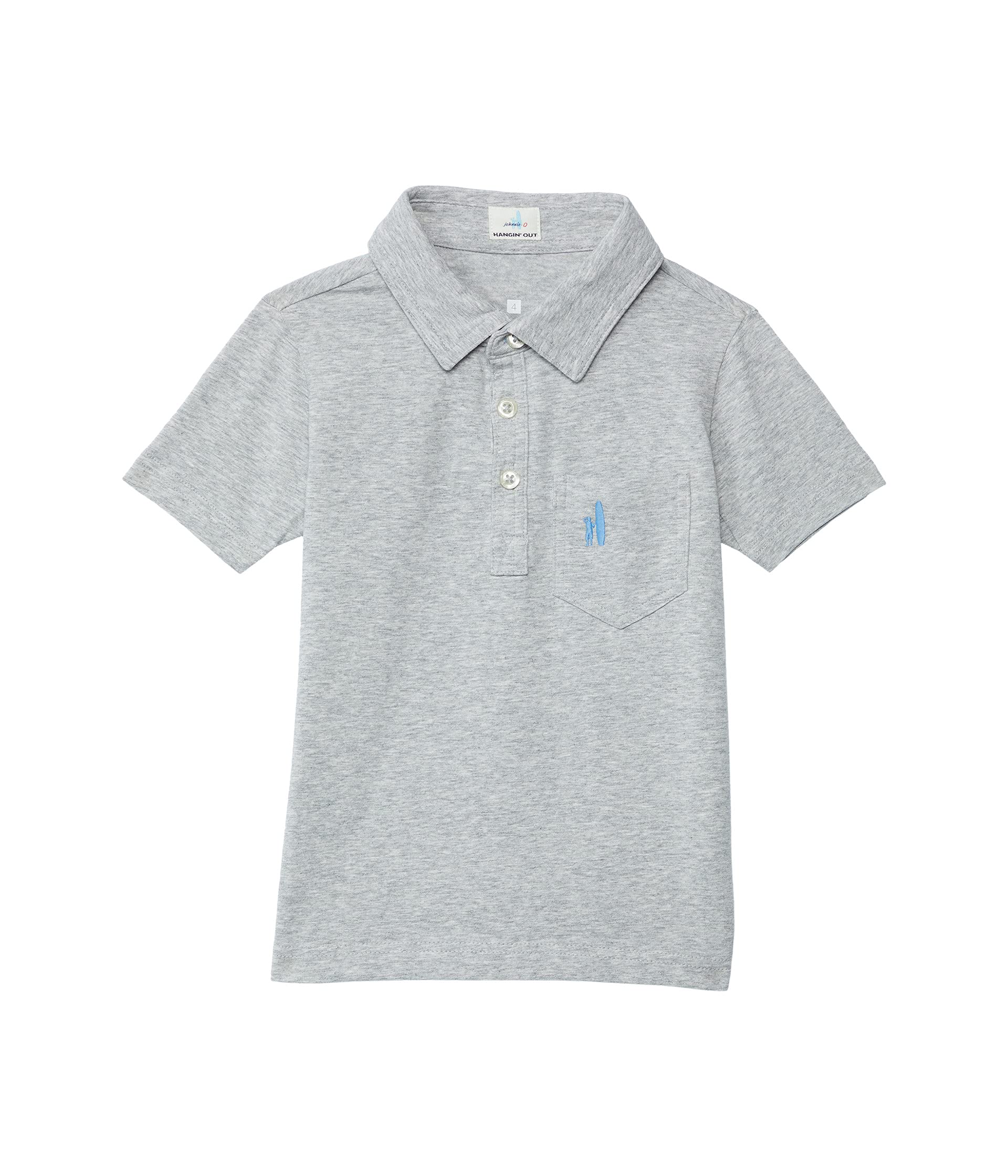 

Поло johnnie-O Kids Heathered Original Polo, Heathered Gray