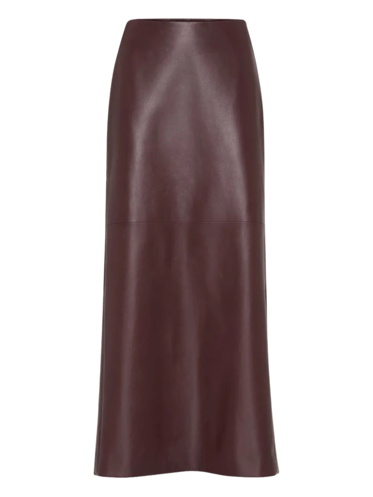 

Brunello Cucinelli юбка макси из кожи, красный