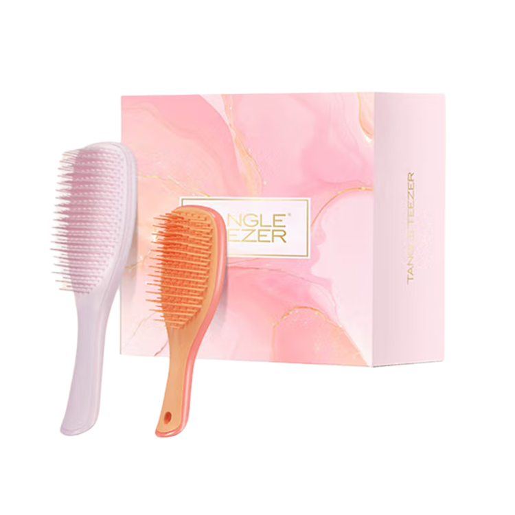 

Расческа princess comb lingqiao портативные инструменты для укладки волос пушистая и без узелков Tangle Teezer, оранжевый