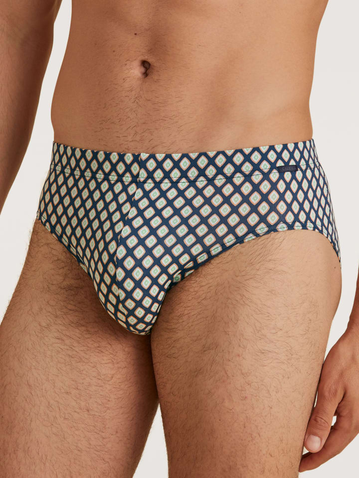 

Трусы боксеры Calida New Boxer, цвет insignia blue print