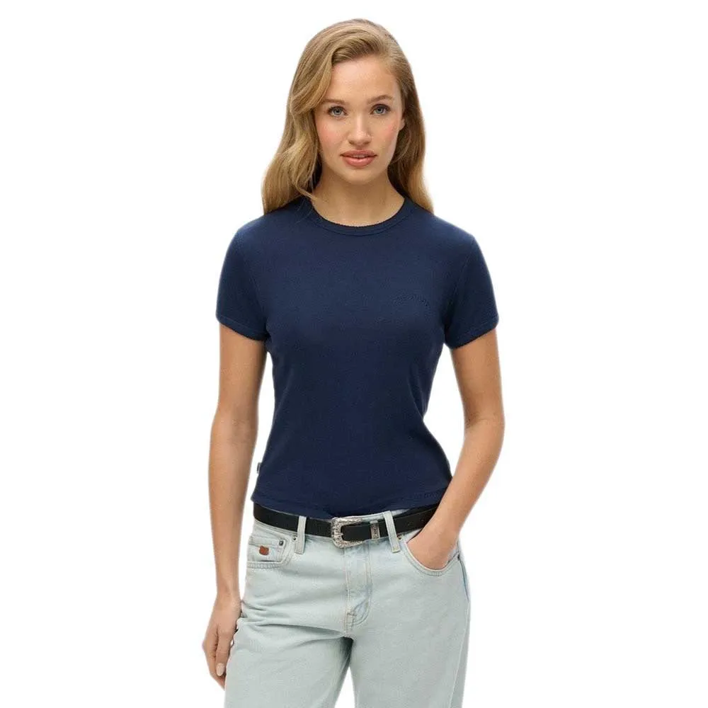 

Футболка с коротким рукавом Superdry Essential Logo, синий