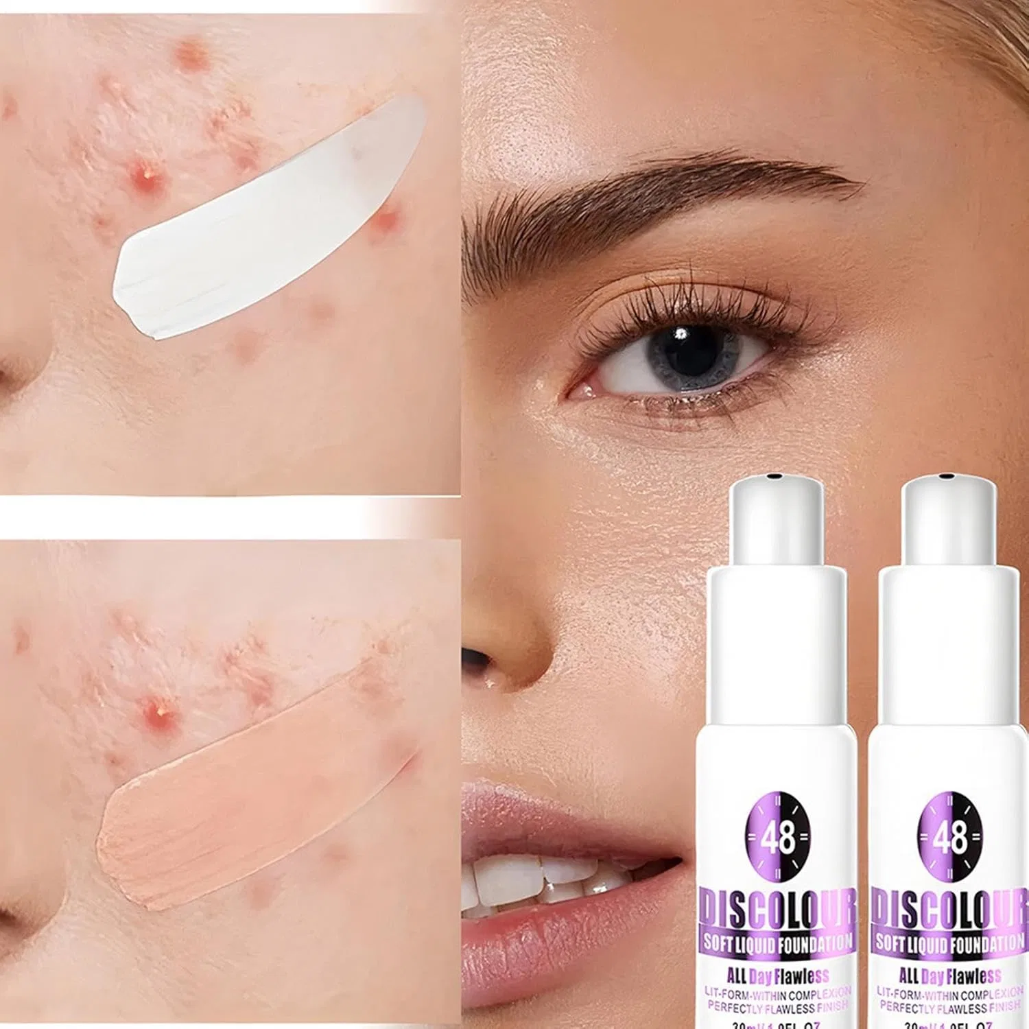 Корректор для лица Color Change Foundation 30ml без бренда — фото 2