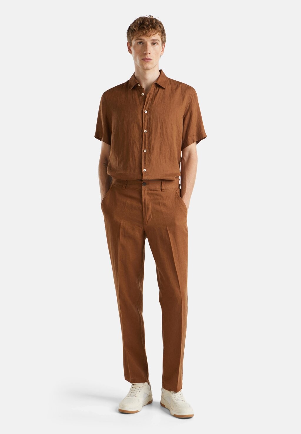 

Чиносы United Colors of Benetton, коричневый