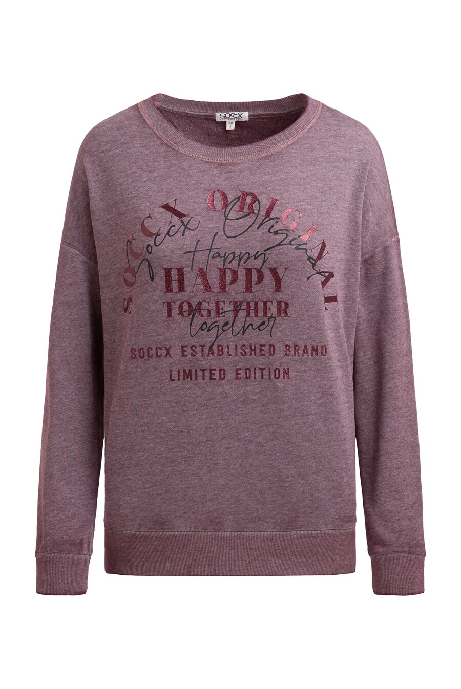 

Толстовка Soccx, фиолетовый