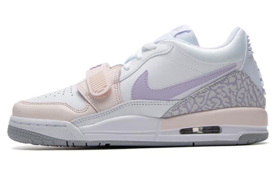 

Кроссовки Jordan Legacy 312 Vintage Basketball Shoes Women's Low-top Pulse Magenta/Pulse Mint/Purple Rush, розовый