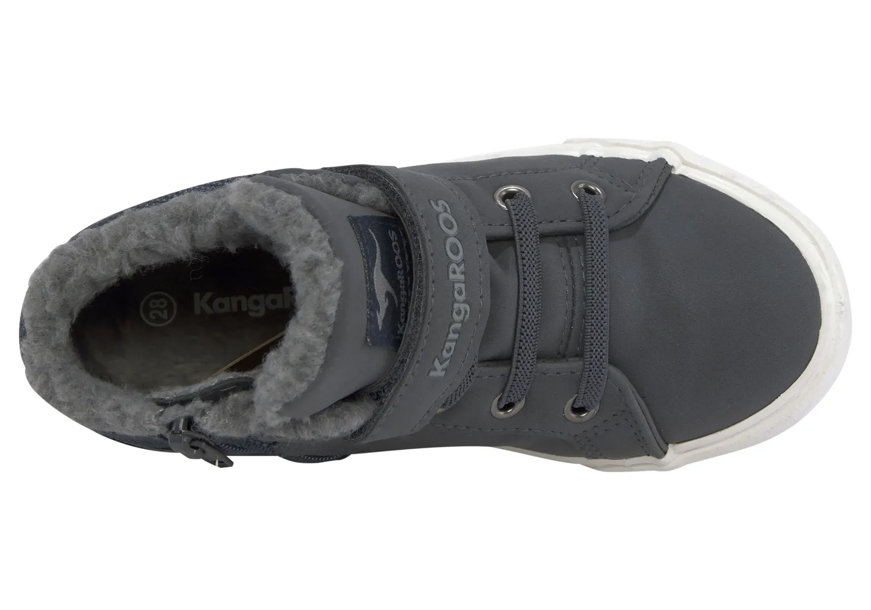Кроссовки KangaROOS "Kavu III", теплая подкладка, цвет морской волны — фото 4