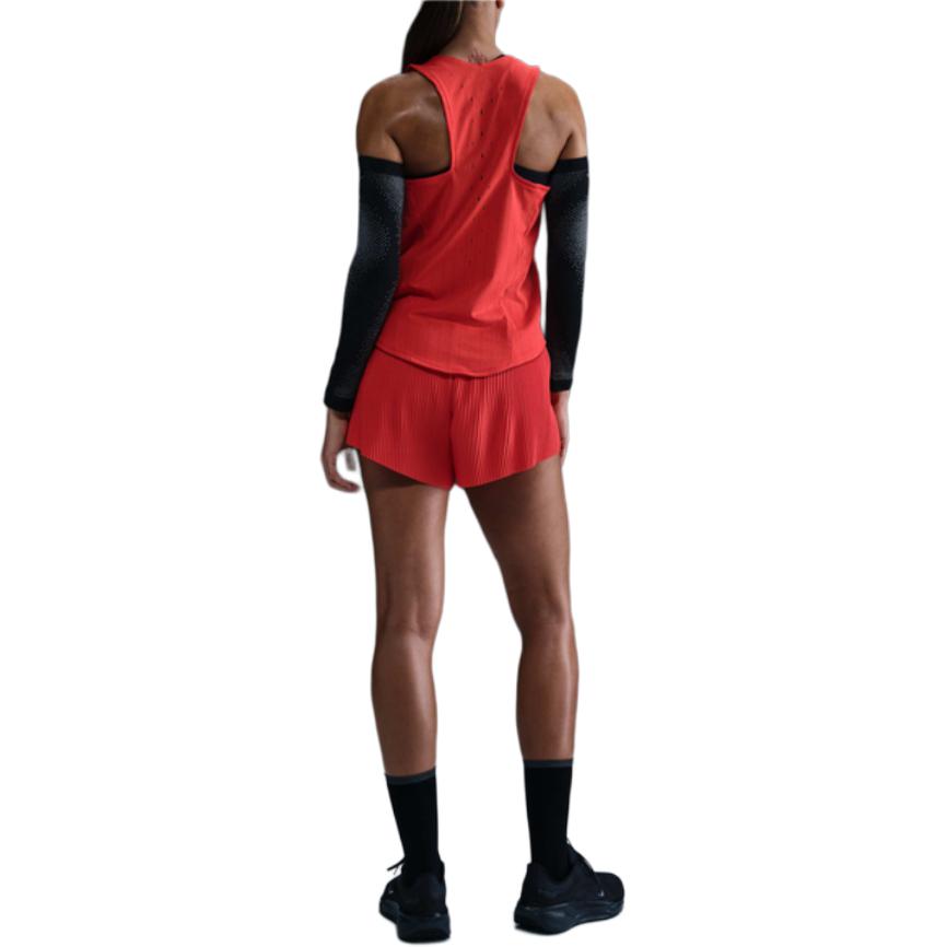 Женская спортивная майка AEROSWIFT Nike, светло-красный/черный — фото 4