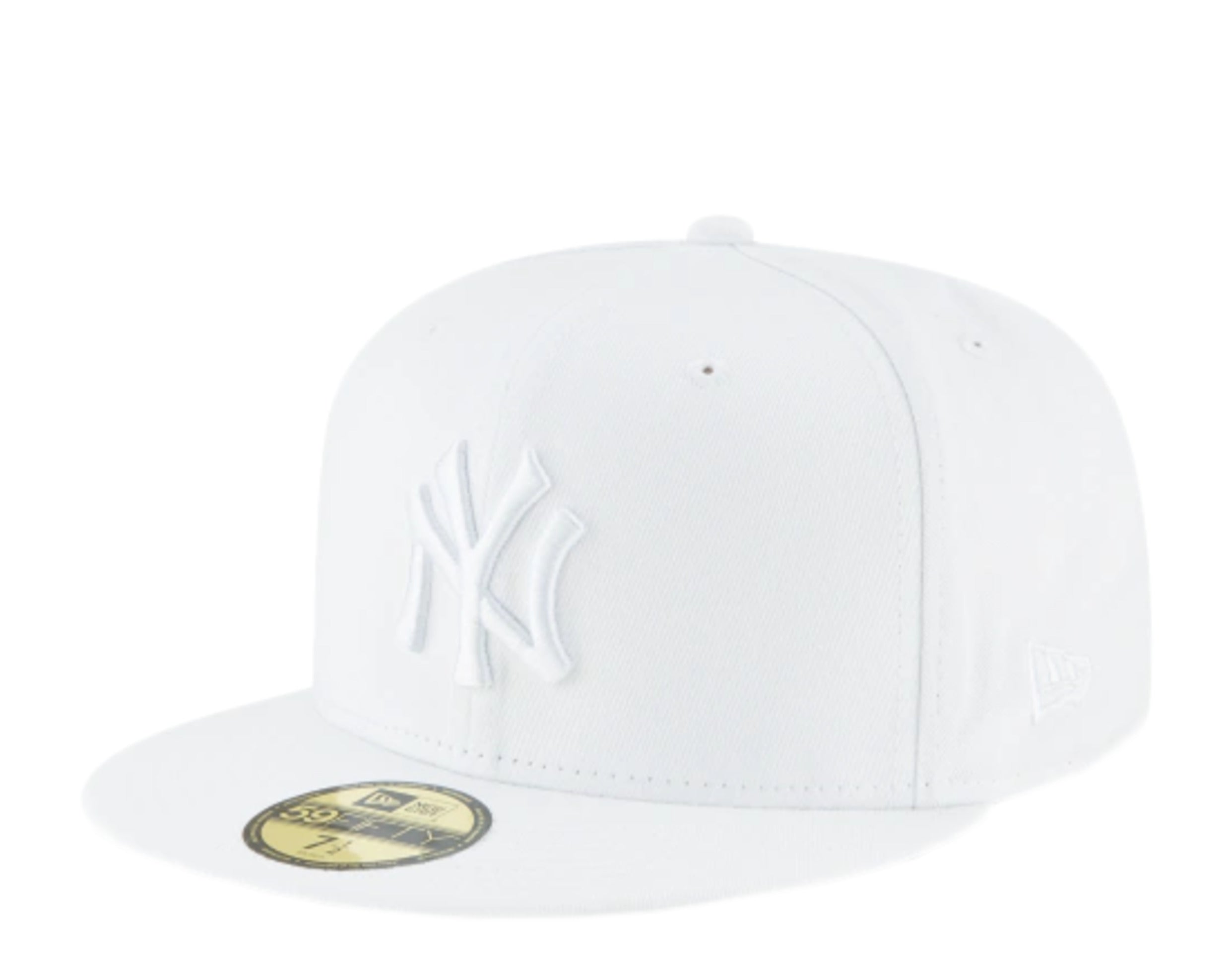 

New Era 59Fifty MLB New York Yankees Whiteout Basic Fitted белая кепка 11591120