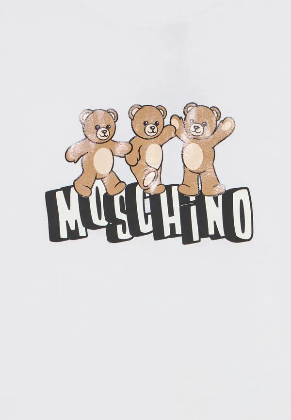 Футболка унисекс с принтом Moschino, Bianco Ottico — фото 3
