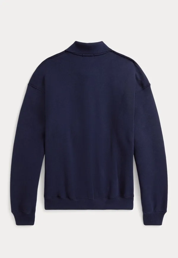 Легкая флисовая толстовка-поло с длинными рукавами Polo Ralph Lauren, Cruise Navy — фото 2