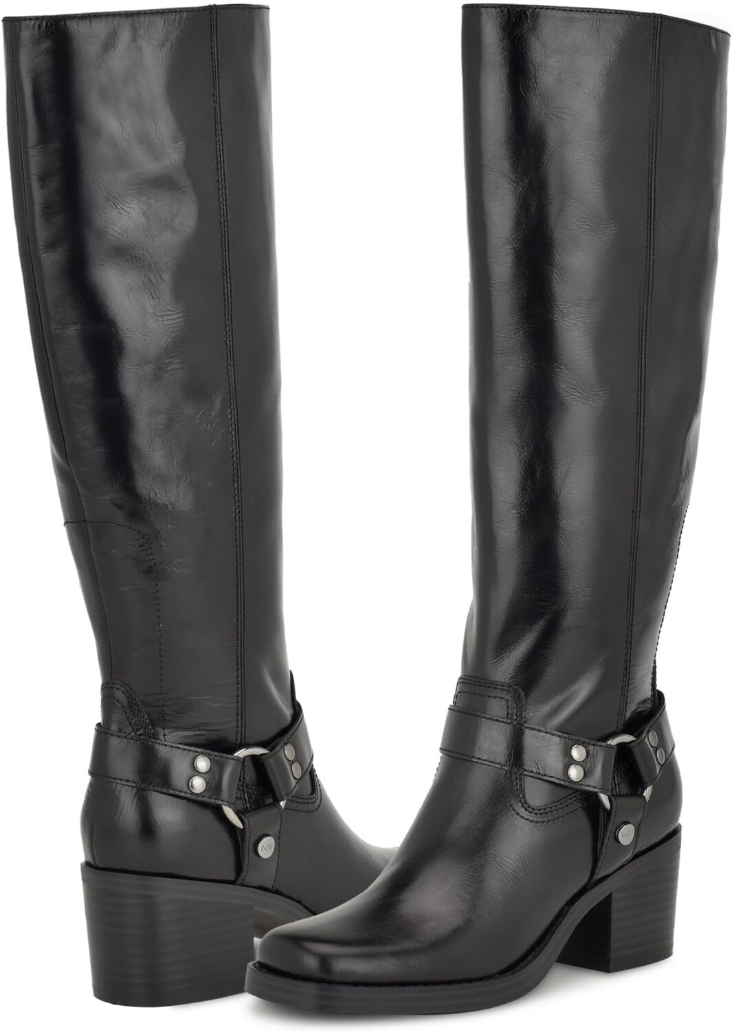 

Сапоги Koop Nine West, черная кожа, Черный, Сапоги Koop Nine West, черная кожа