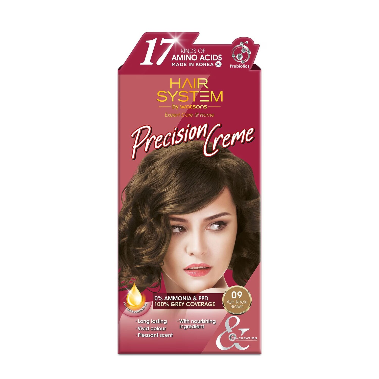 

Hair System by Watsons Precision Creme 09 Пепельно-хаки-коричневый