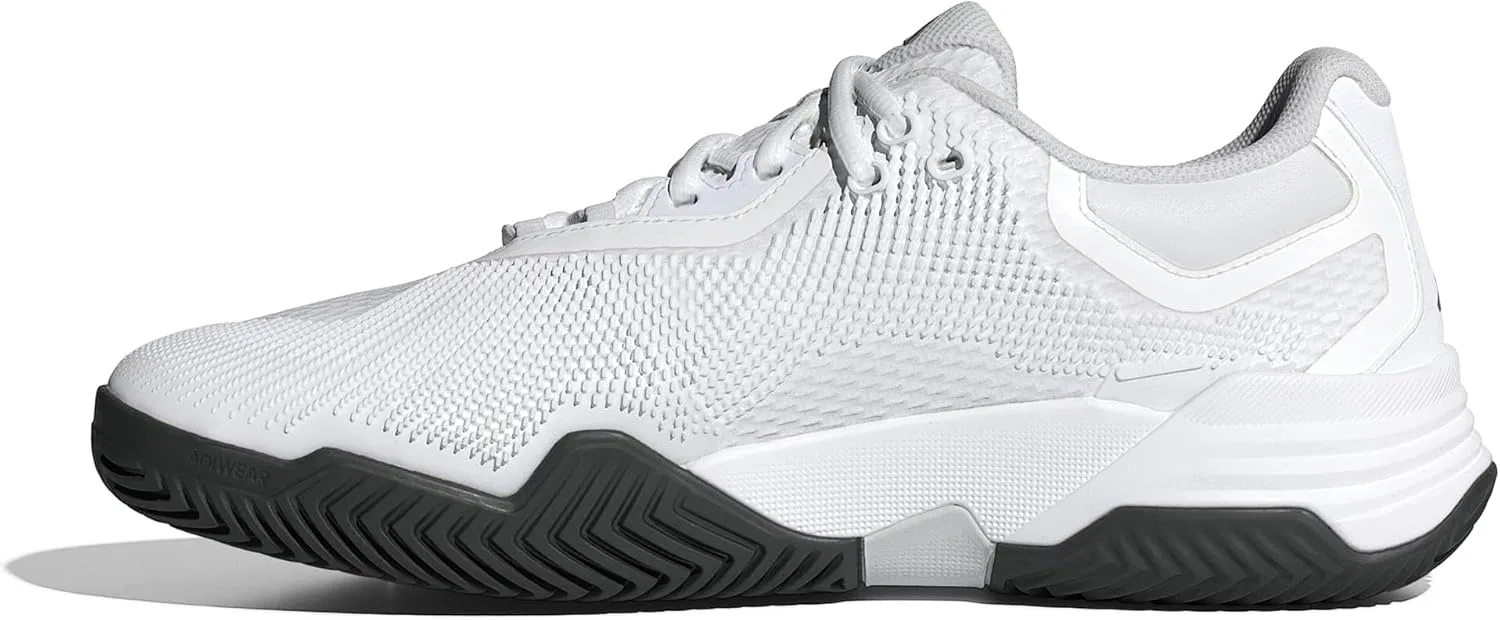 Кроссовки теннисные Adidas Solematch Control 2, White/Black Blue Metallic/Silver Metallic