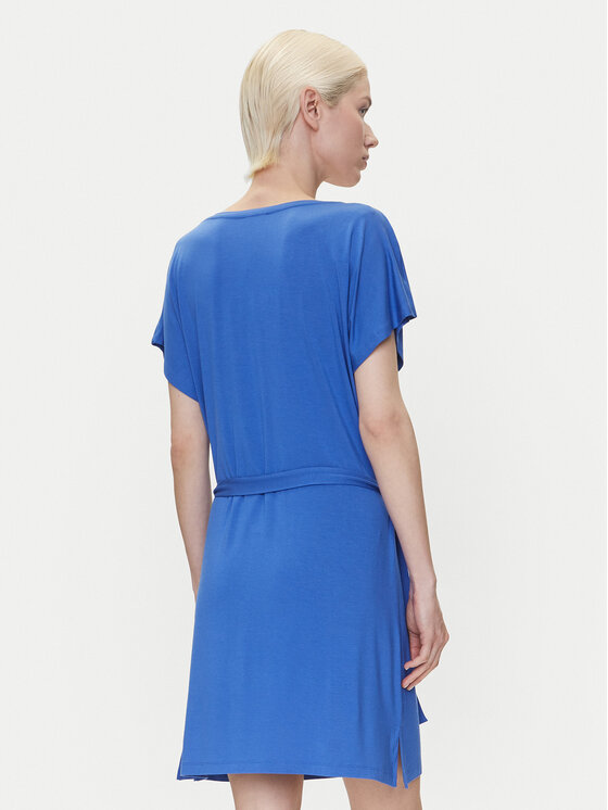 Платье на каждый день обычный крой EW000783 AF12192 UA012 Emporio Armani, синий — фото 3