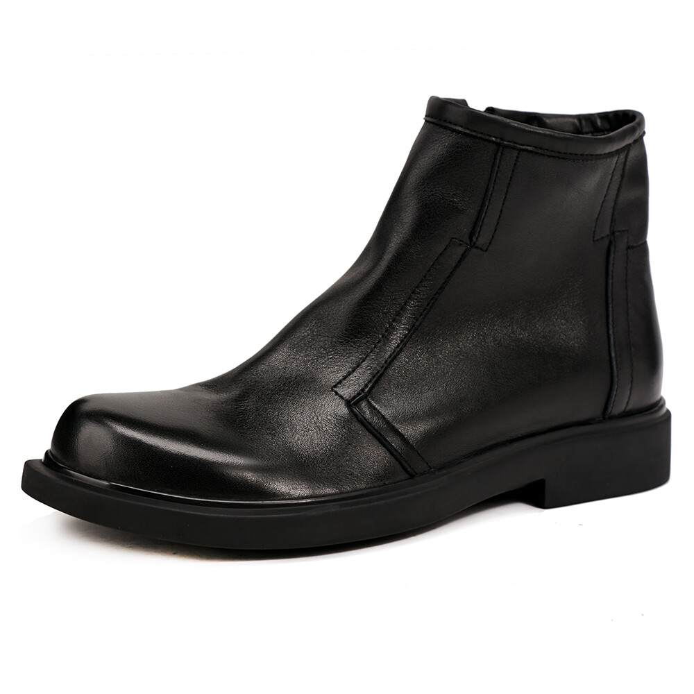 

Ботинки мужские Voguhomme, цвет Black Fleece-Lined