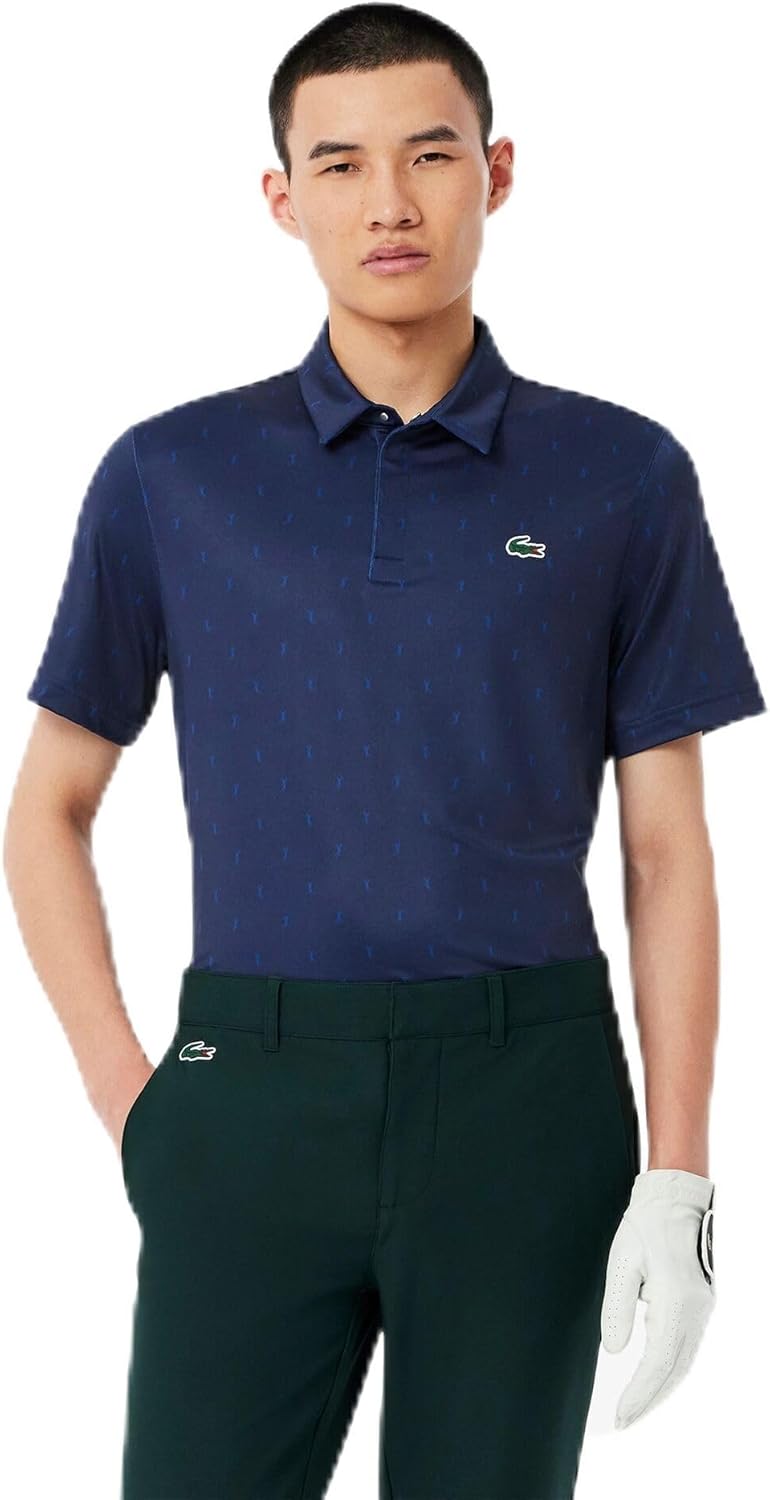 

Lacoste мужская поло для гольфа Regular Fit с защитой от ультрафиолета, Navy Blue & Blue, Синий, Lacoste мужская поло для гольфа Regular Fit с защитой от ультрафиолета, Navy Blue & Blue