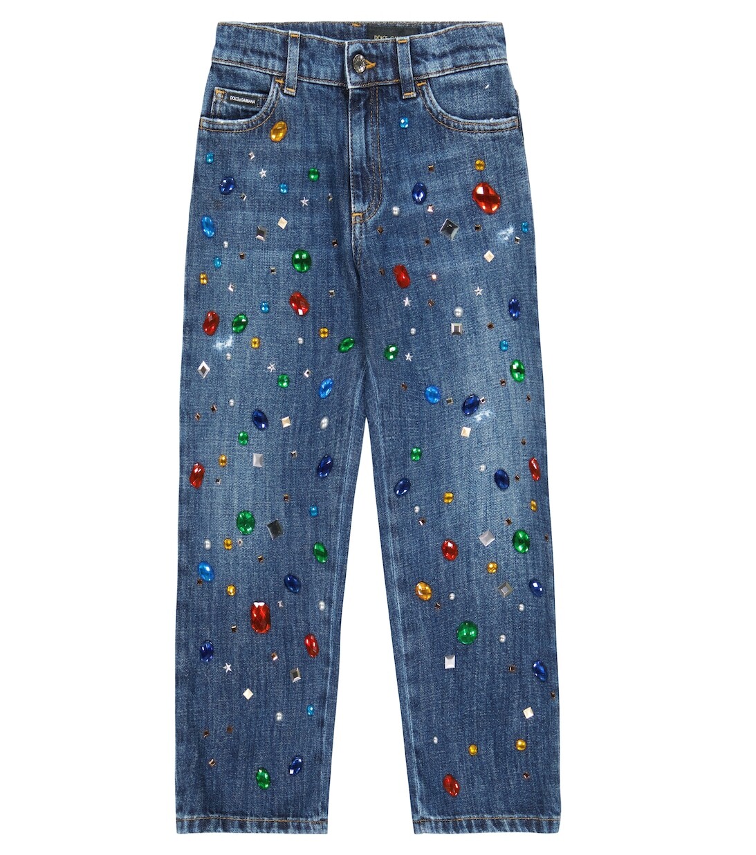 

Украшенные джинсы Dolce&Gabbana, синий