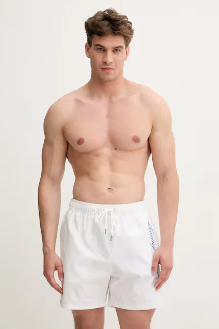 Плавки мужские из полиэстера модель SUMMER Tommy Hilfiger, бежевый