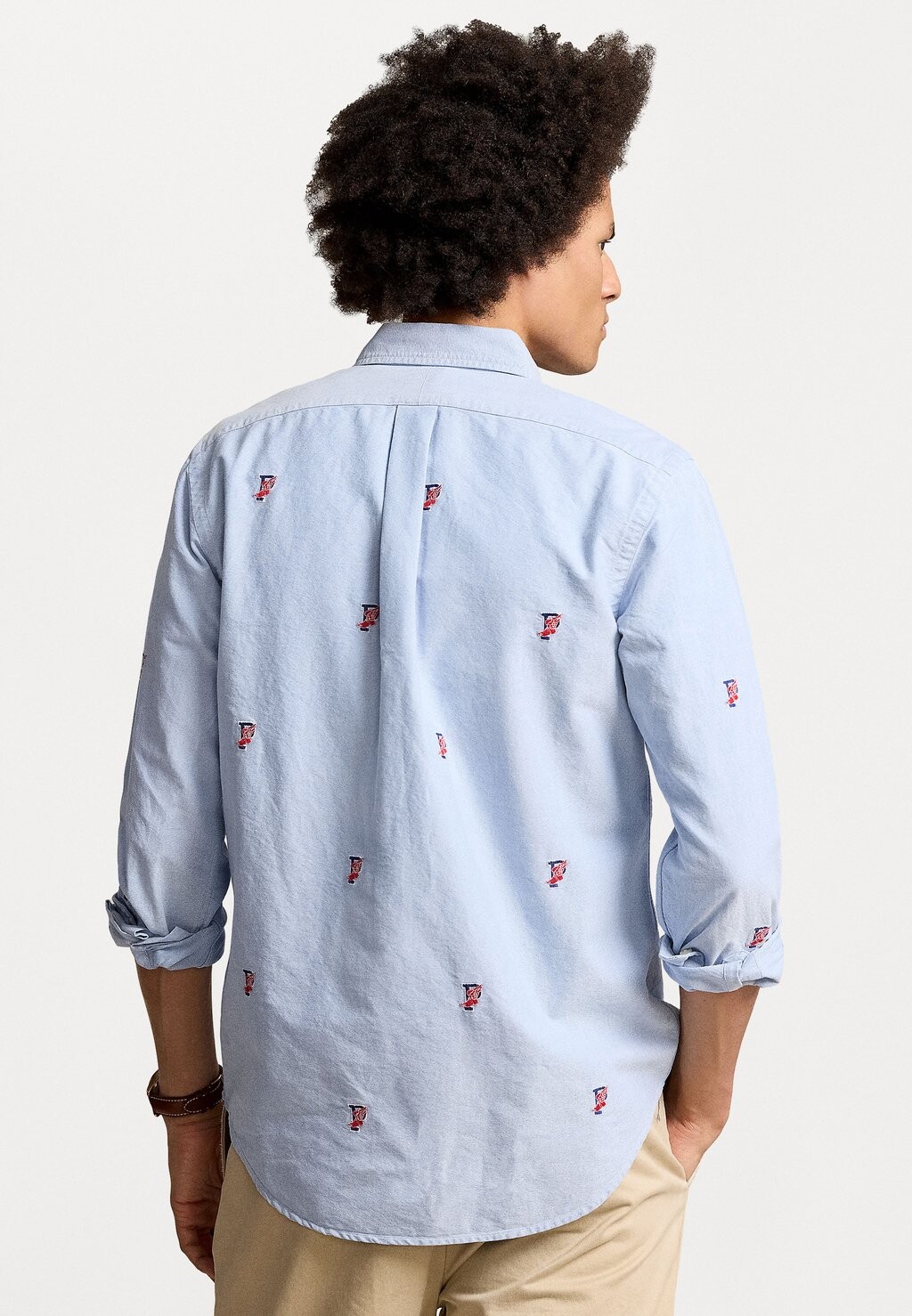 

Рубашка CLASSIC FIT P WING OXFORD SHIRT Ralph Lauren, синий