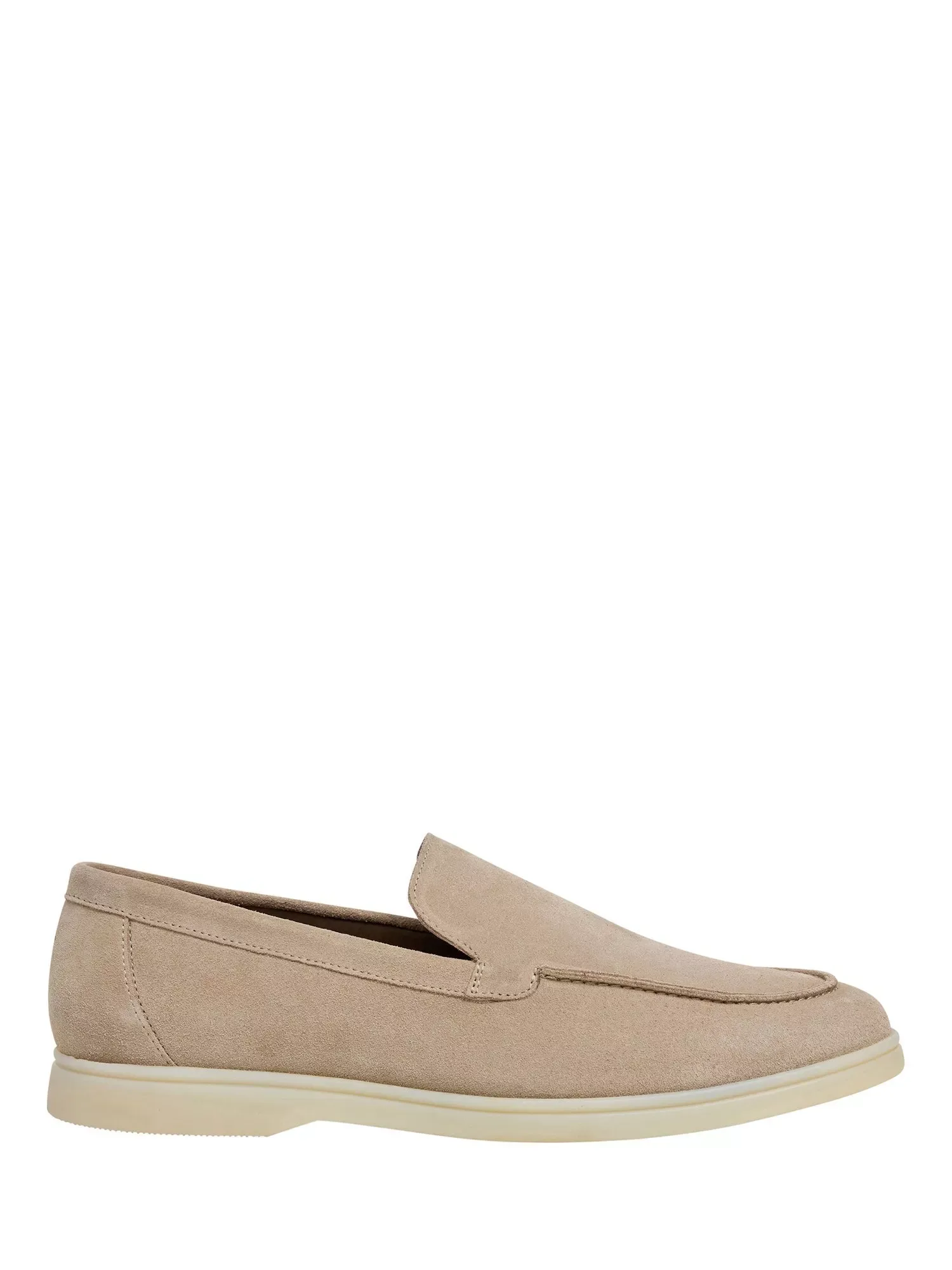 Лоферы Martin из гладкой замши Hackett London, Sand Beige