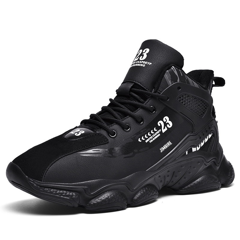 

Высокие кеды мужские JINMAIWANG, черный