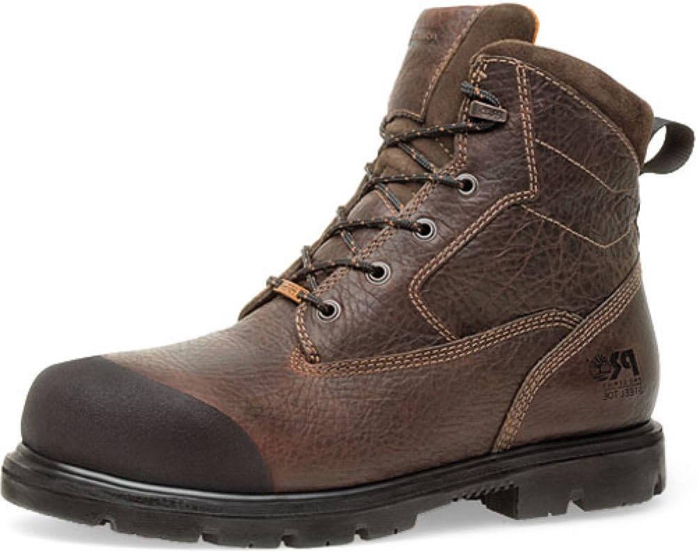 

Timberland Pro мужские 6-дюймовые водонепроницаемые ботинки Storm Force, Brown