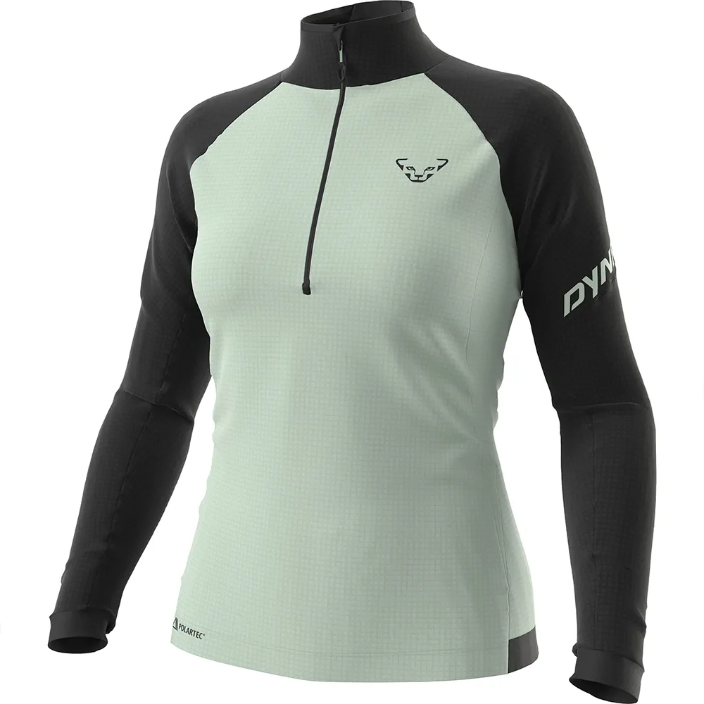 

Флис Dynafit Speed Polartec half zip, зеленый/серый