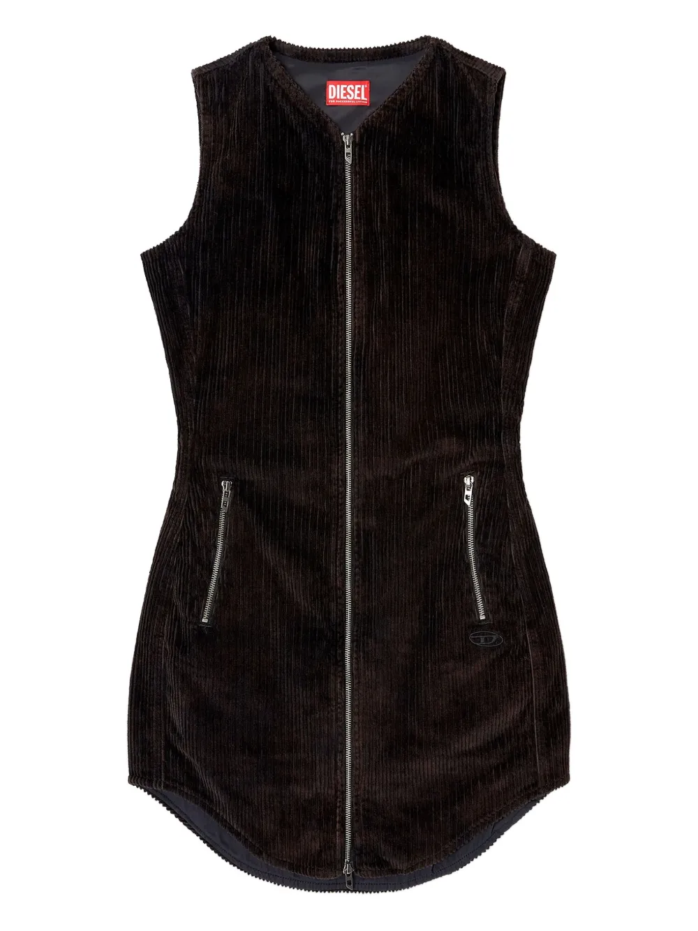 

Платье мини D-Enea на молнии Diesel, черный