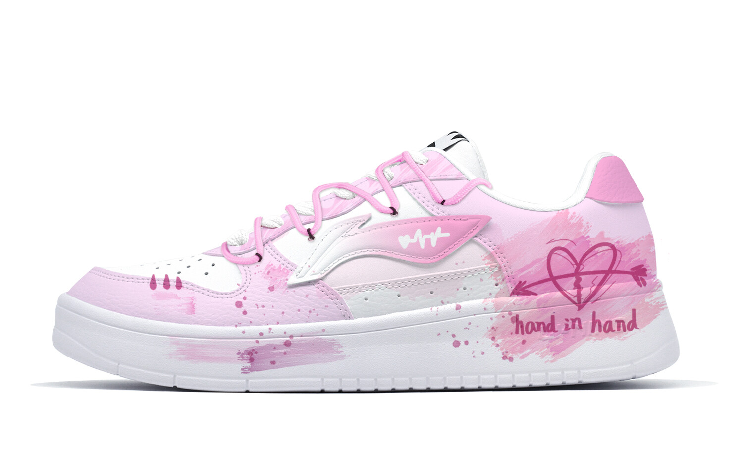 

Обувь для скейтборда Pontoon Boats Men Low-Top, мужские кроссовки, Pink Lining, розовый