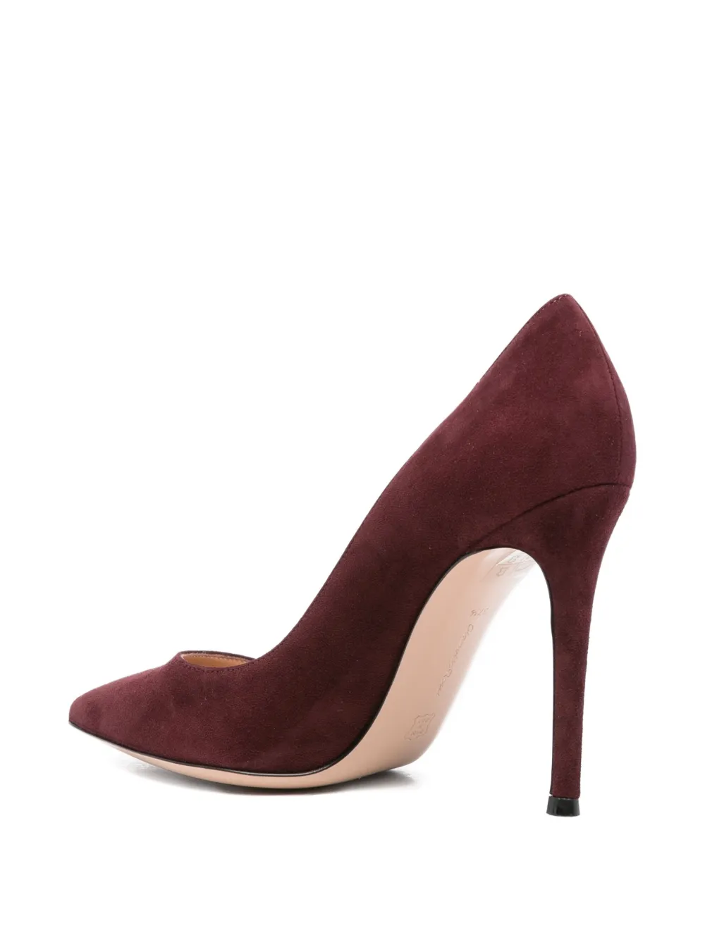 Туфли с заостренным носком Gianvito Rossi, коричневый — фото 2