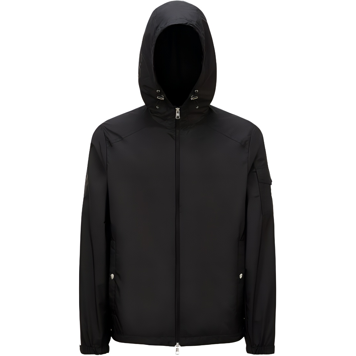 

Moncler Эластичная худи с капюшоном и молнией, Black