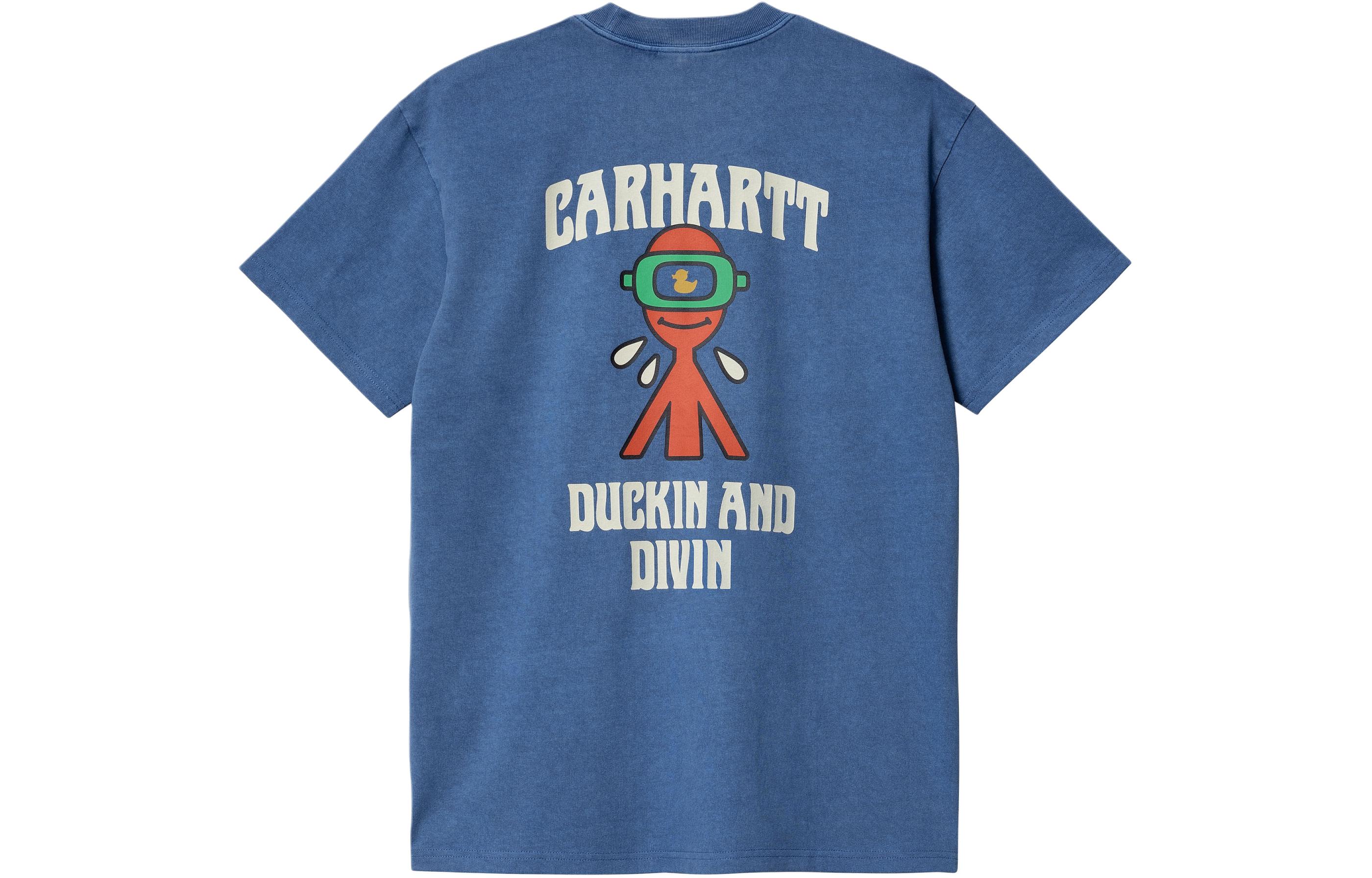 

Carhartt WIP Футболка SS24 мужская синяя, Синий, Carhartt WIP Футболка SS24 мужская синяя