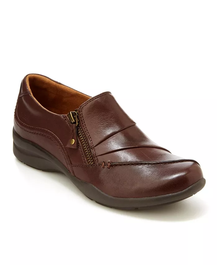 Женские балетки Thea-Wide Slip-On Jambu, коричневый